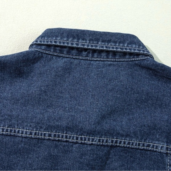 Ruffled Denim Jacket - Picture 12 of 14